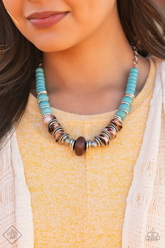 Simply Santa Fe - Desert Tranquility - Necklace - March 2020 Fashion Fix - Paparazzi Accessories