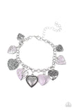 Garden Hearts - Purple - Bracelet - Paparazzi Accessories