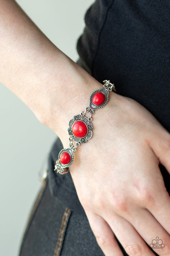 Serenely Southern - Red - Bracelet - Paparazzi Accessories