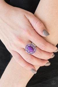Colorfully Rustic - Purple - Ring - Paparazzi Accessories