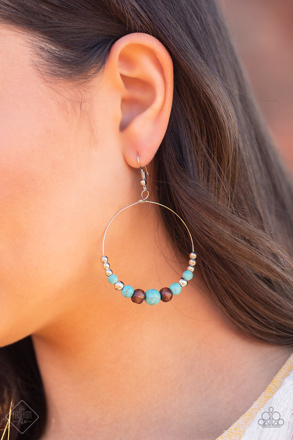 Simply Santa Fe - Serenely Southwestern - Earrings - March 2020 Fashion Fix - Paparazzi Accessories