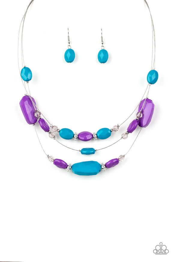 Radiant Reflections - Multi - Necklace - Paparazzi Accessories