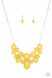 Demi Diva - Yellow - Necklace - Paparazzi Accessories