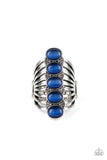 BLING Your Heart Out - Blue - Ring - Paparazzi Accessories